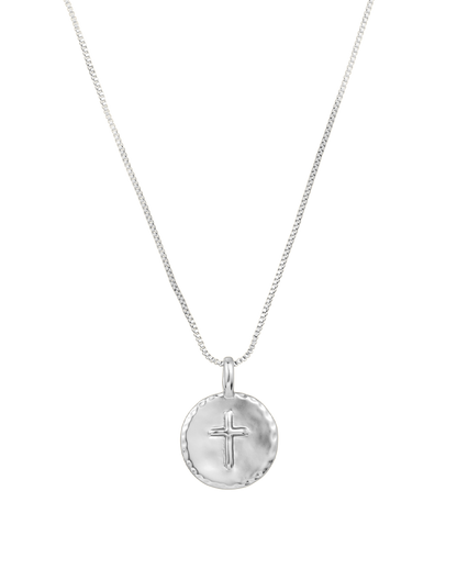 Cross Disc Necklace